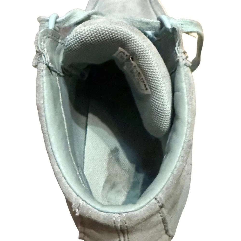 Sorel Women’s Suede High‎ Top Sneakers Light Blue Size 9.5 Casual Comfort Shoes